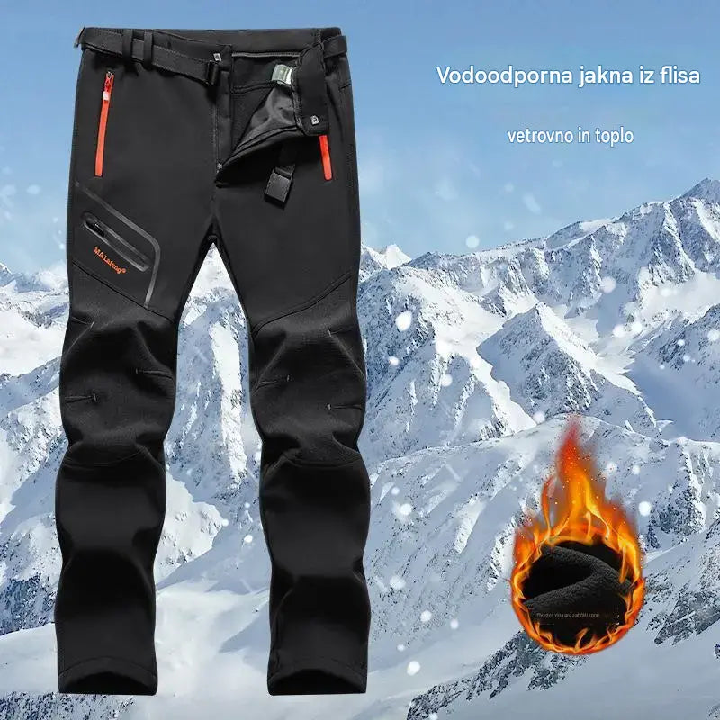 🏃♂️【S–5XL】2026 Nove moške outdoor hlače za jesen in zimo – tople, flis, nepremočljive in odporne proti vetru