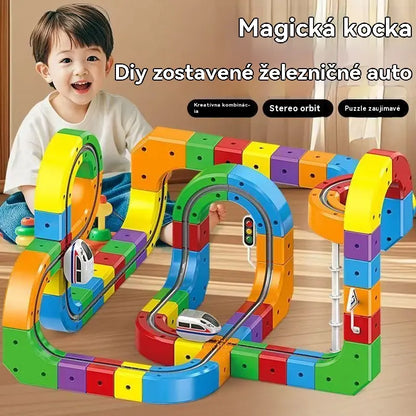 🎁🚄 Elektrická železnica - Rozvíja kreativitu a logické myslenie 🎨🧠