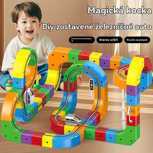 🎁🚄 Elektrická železnica - Rozvíja kreativitu a logické myslenie 🎨🧠