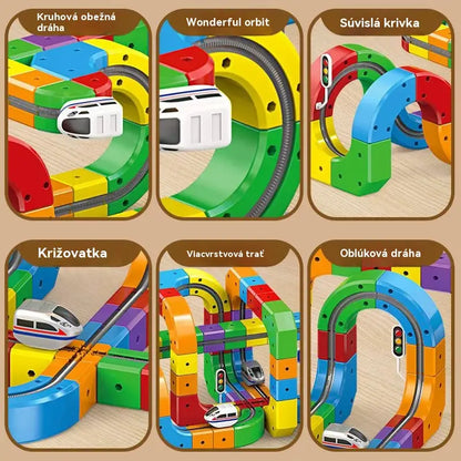 🎁🚄 Elektrická železnica - Rozvíja kreativitu a logické myslenie 🎨🧠