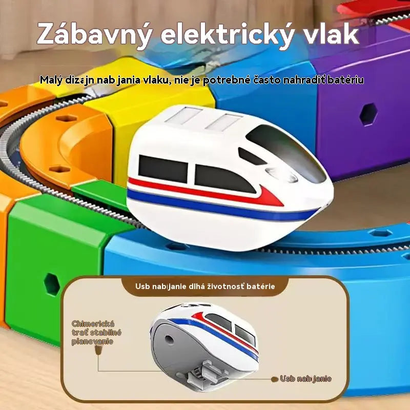 🎁🚄 Elektrická železnica - Rozvíja kreativitu a logické myslenie 🎨🧠