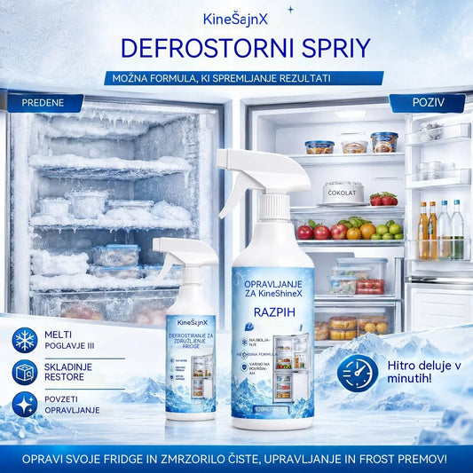 🔥【2 steklenički za 24 evrov】❄️ Novo sredstvo za odmrzovanje 2026 🧡 Hitro odstranite led iz zamrzovalnika