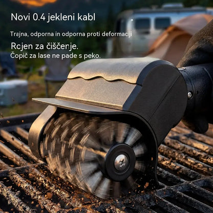 🔋🧹 Brezžična električna krtača za čiščenje žara — litij-ionska, večnamenska in enostavna za uporabo 🔥🍖
