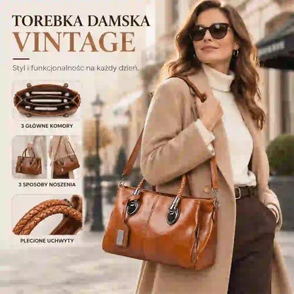 [Posledný deň – zľava 50 %] Dámska kabelka z pravej kože – jemná na dotyk, elegantná a vycibrená; možno ju nosiť v ruke alebo cez rameno.