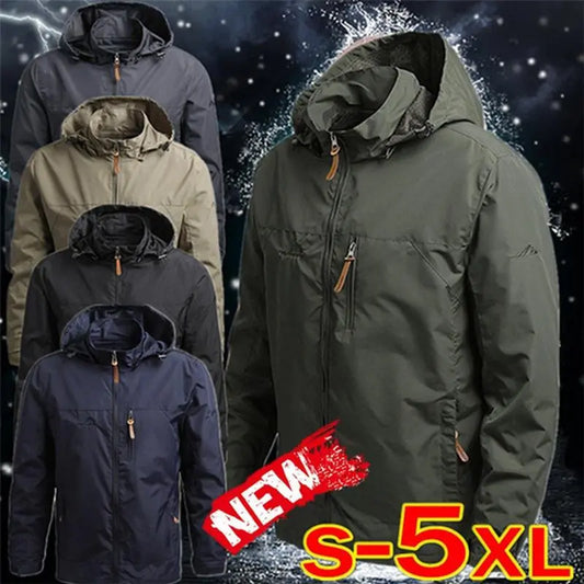 🔥【M-5XL】Ležérna jesenná/zimná bunda s kapucňou, voľný strih, dostupné všetky veľkosti